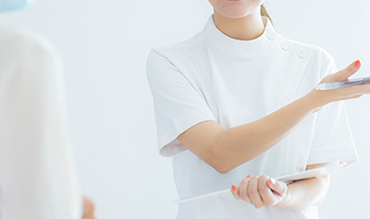 安心の女性スタッフがお迎え