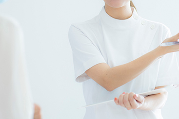 安心の女性スタッフがお迎え